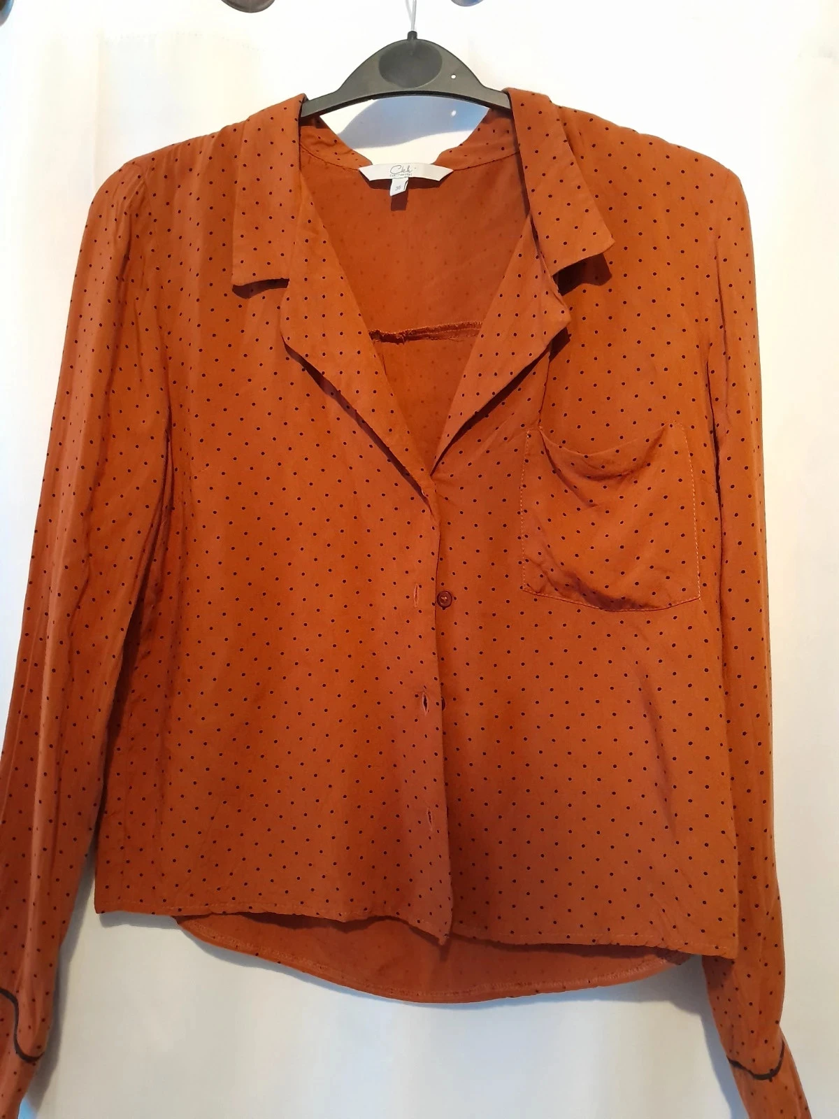 Chemisier couleur Rouille, Taille 36, Marque Clockhouse (C&A)